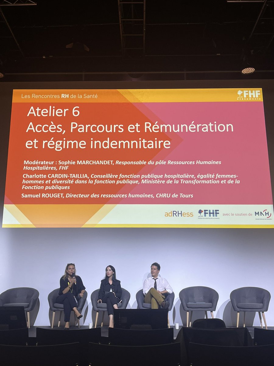 🏥 11ème #JournéesRH de la #Santé - ateliers de ce premier après-midi pour ma part : ➡️ Aborder le nouveau dialogue social ➡️ Accès, parcours et rémunération et régime indemnitaire