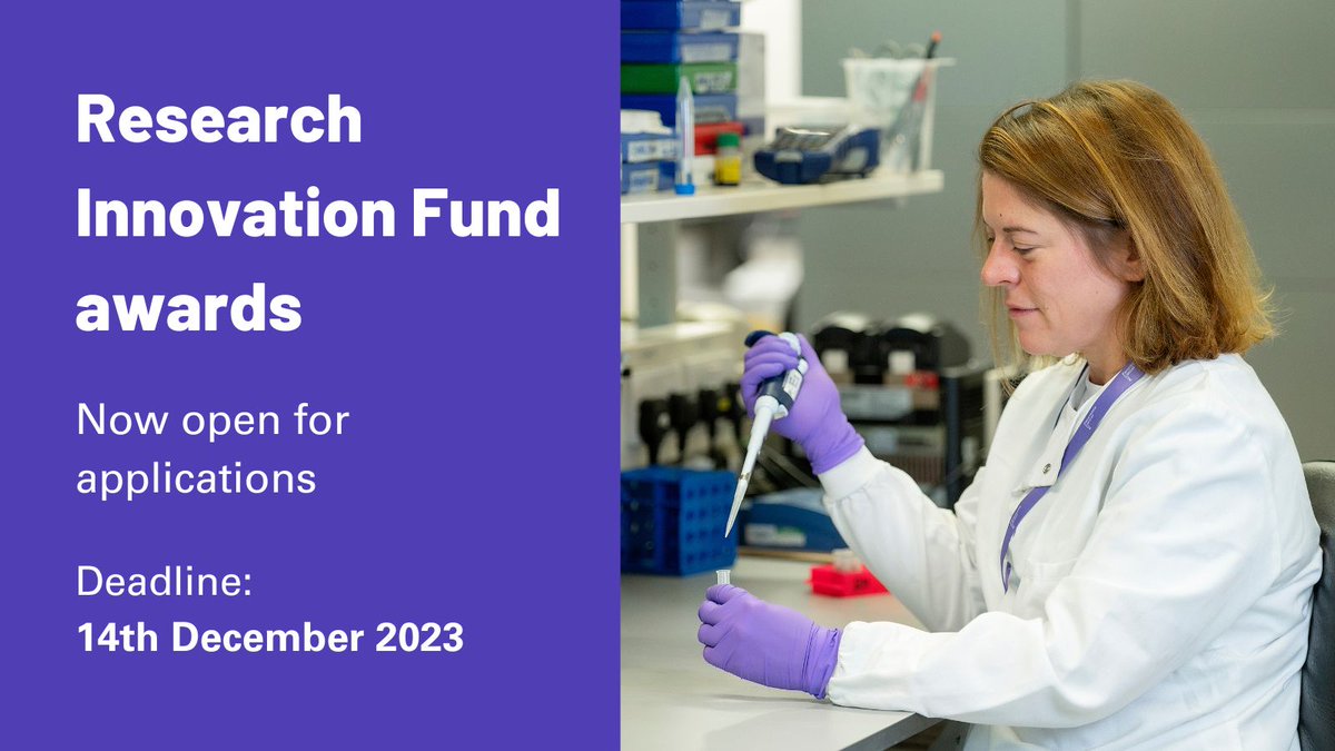 We’re pleased to announce that our Research Innovation Fund awards are now open for application, with a deadline of 14th December 2023. This seed-funding scheme provides short-term investment for truly innovative #PancreaticCancer research: bit.ly/3TuzWNi