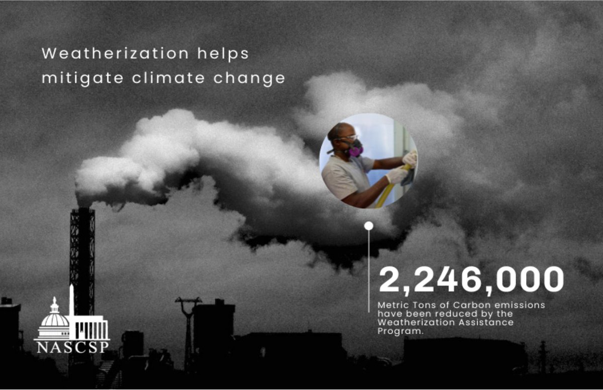 JoinBPA's tweet image. October is #Weatherization month! WAP provides energy savings to families across the nation, creates healthier homes, and gives us a better environment. #WxDayOct2023