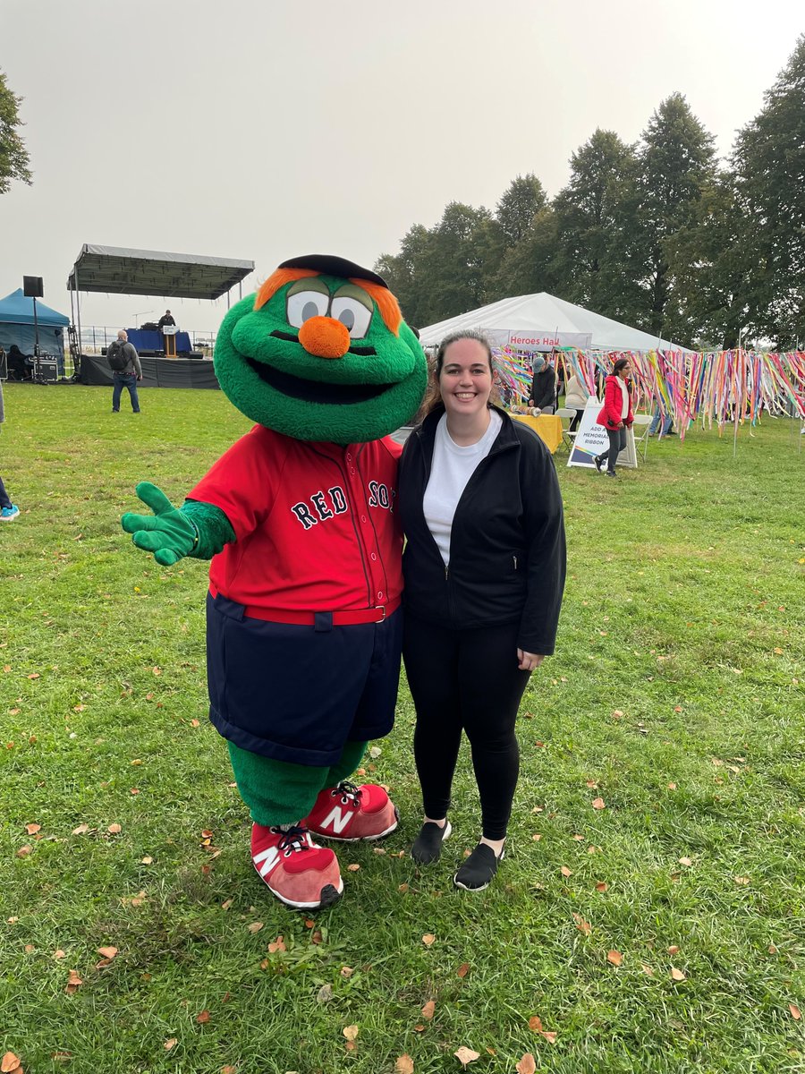 Our team had an awesome time sharing info about getting involved in #vaccine research yesterday at the <a href="/FenwayHealth/">Fenway Health</a> #StridesforAction event! We even had Wally from <a href="/RedSox/">Red Sox</a> stop by!