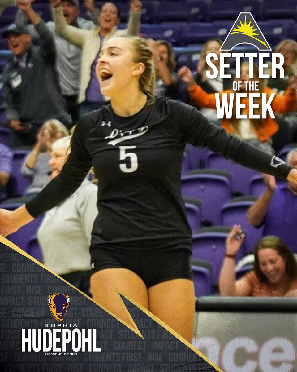 For the third time in her career, @LipscombVBall Sophia Hudepohl was named the #ASUNVB Setter of the Week💯💪🏐👀

📰 | asunsports.org/news/2023/9/29…

#HornsUp