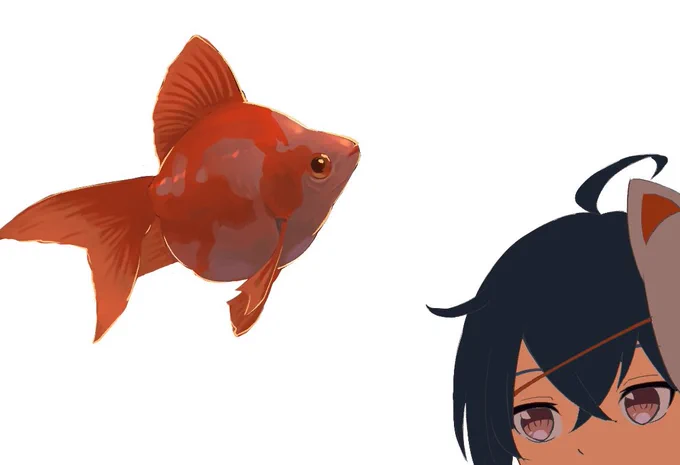 雑な感じから細部を詰めていく描き方にはまっていますが、キャラクターと違う塗り方のせいでものすごく浮いてる…