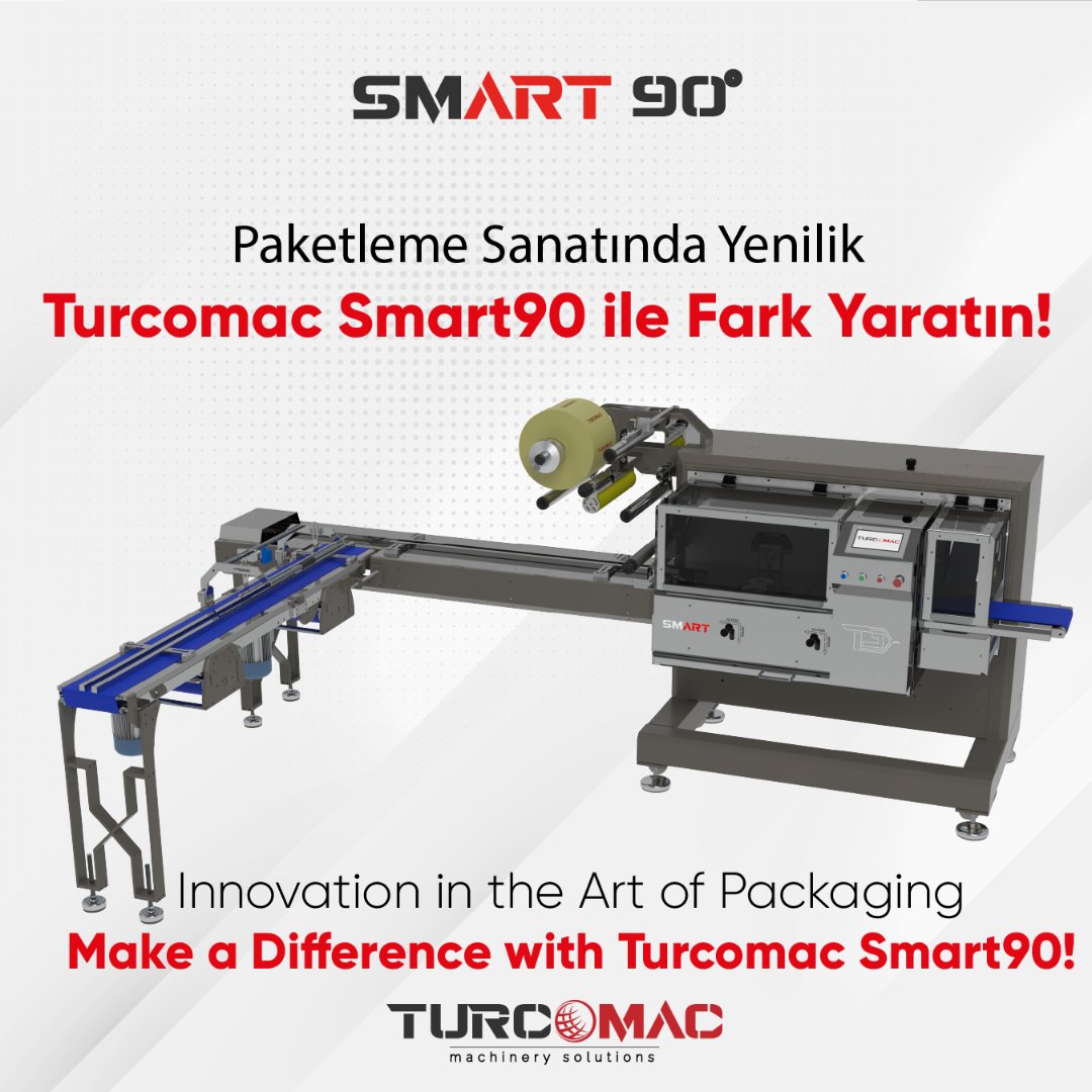 turcomachinery's tweet photo. Turcomac olarak, sizlere en iyi ve en benzersiz makinaları sunmak için çalışıyoruz. Sıradan olanla yetinmeyenler için tasarladığımız Smartline makinası, hem performansı hem de tasarımı ile sizi memnun edecek.
#turcomac #iyilerbenzersizdir #aktim2 #smartline #flowpack https://t.co/tUIMbG0wRN