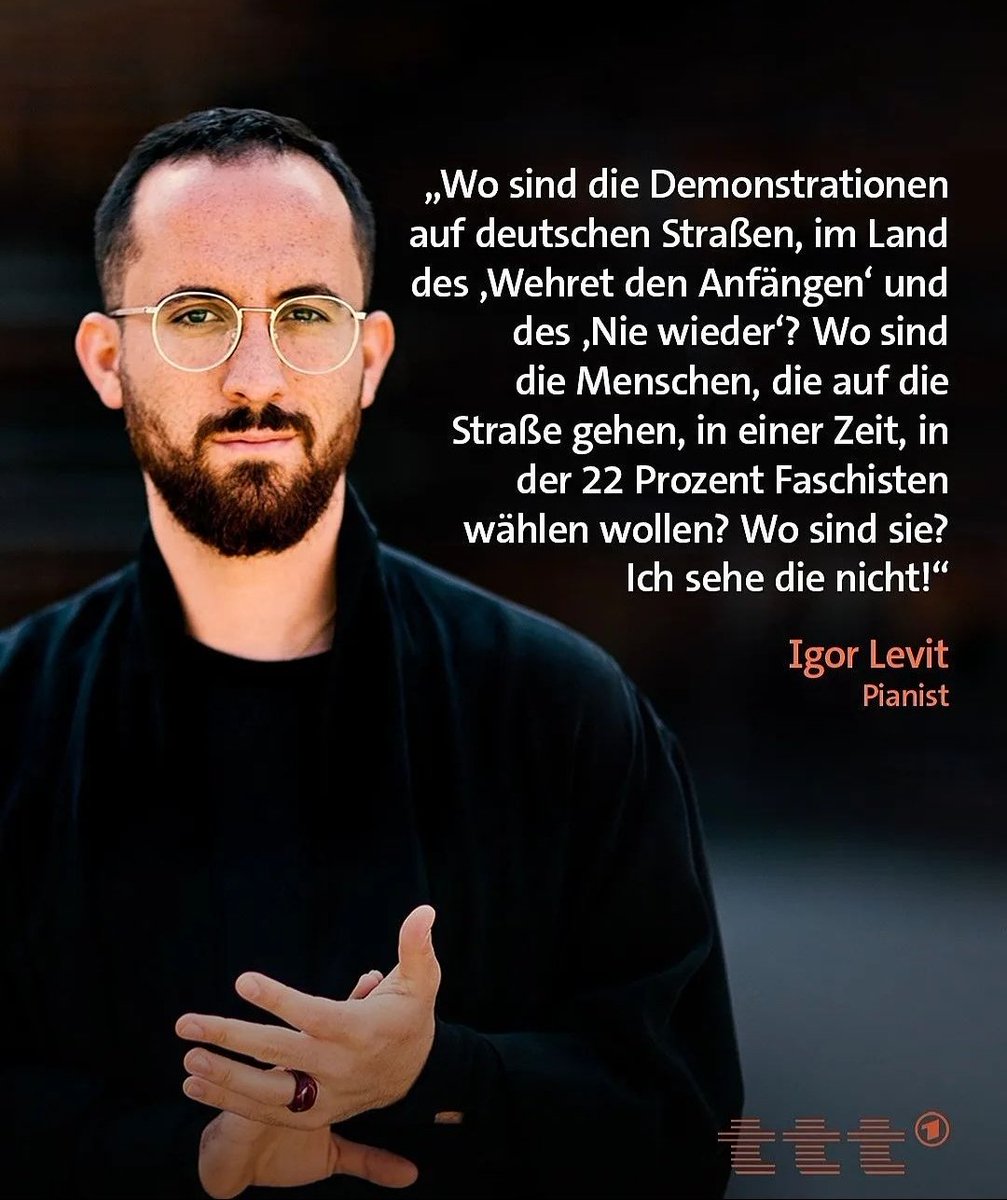 Das, was Igor #Levit sagt..