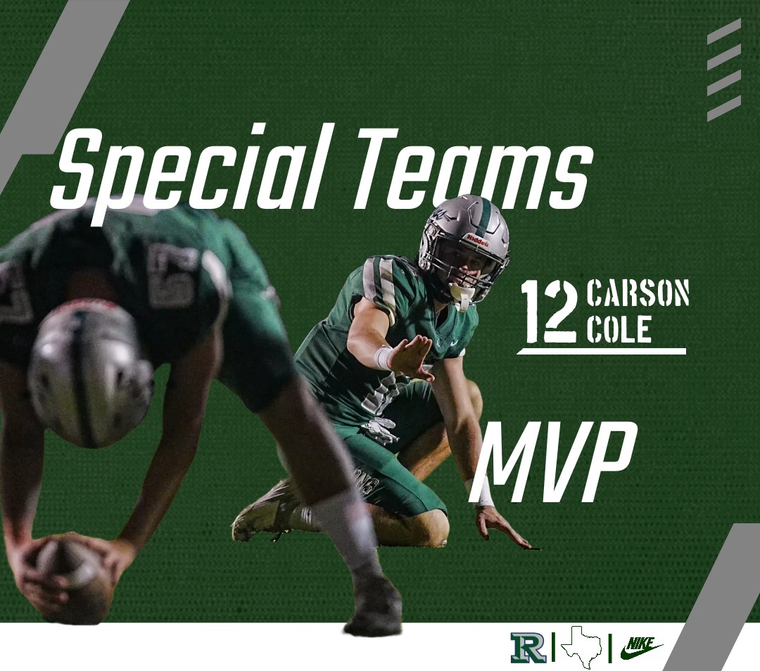 Reedy HS FB Recruiting (@rhs_fbrecruits) on Twitter photo Week Six MVP's vs. Centennial:
Offensive:
RB <a href="/TristonAiry/">Triston Airy</a> - 17 Att, 242 Yds, 6 TDs
Defensive:
LB <a href="/andrewsanchhez/">Andrew sanchez</a> - 6 Total Tackles, 3 TFLs
LB <a href="/carson_cole14/">Carson Cole</a> - 4 Total Tackles
SPT:
Holder <a href="/carson_cole14/">Carson Cole</a> - 7/7 Perfect Holds
#WIN Week Six MVP's vs. Centennial:
Offensive:
RB <a href="/TristonAiry/">Triston Airy</a> - 17 Att, 242 Yds, 6 TDs
Defensive:
LB <a href="/andrewsanchhez/">Andrew sanchez</a> - 6 Total Tackles, 3 TFLs
LB <a href="/carson_cole14/">Carson Cole</a> - 4 Total Tackles
SPT:
Holder <a href="/carson_cole14/">Carson Cole</a> - 7/7 Perfect Holds
#WIN