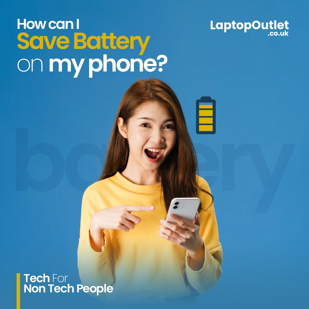 laptopoutletltd's tweet image. How can I save battery on my phone? 
💡Reduce screen brightness
💡turn off unnecessary notifications
💡and close power-hungry apps
Any more questions? Let us know in the comments. 

#techfornontechpeople #pcknowledge #laptopoutlet #technology #tech #innovation
#technews