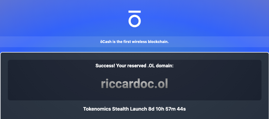 #OverlineNetwork #oCash 
<a href="/Esolux/">† عمر</a> <a href="/SalvatoreRonsi2/">Cryptoman1821</a>