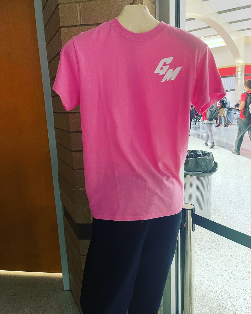 Get your pink shirts for this weeks PINK OUT games! At the Groveport Madison School Shop!