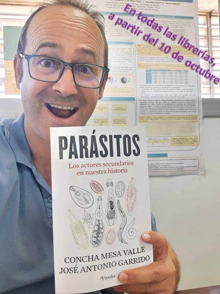 Hoy es un día de mucha felicidad. Por fin puedo confesar a qué he dedicado mis desvelos de los últimos meses.

Acabo de recibir el libro que he escrito junto a mi compañera y amiga @MesaCmesa y que publicamos con <a href="/pinolialibros/">Pinolia</a>, con prólogo del gran @JALGUERRERO.

¡PARÁSITOS!