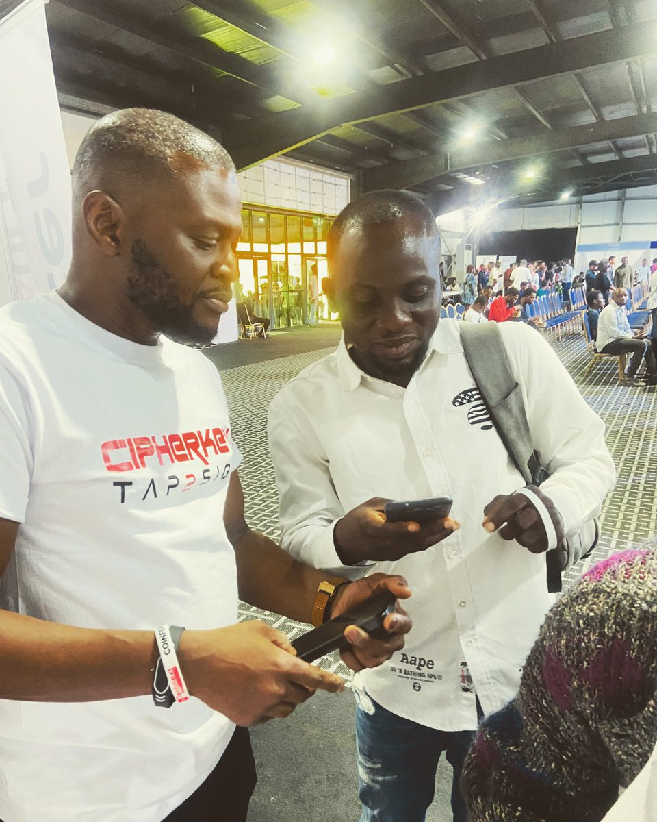 hyperspaceNG's tweet photo. Customer number 50 left with a smile knowing fully well his digital assets are protected with the #keymasterVAULT hardware wallet @keymasterng https://t.co/ZPIbF3FbBQ