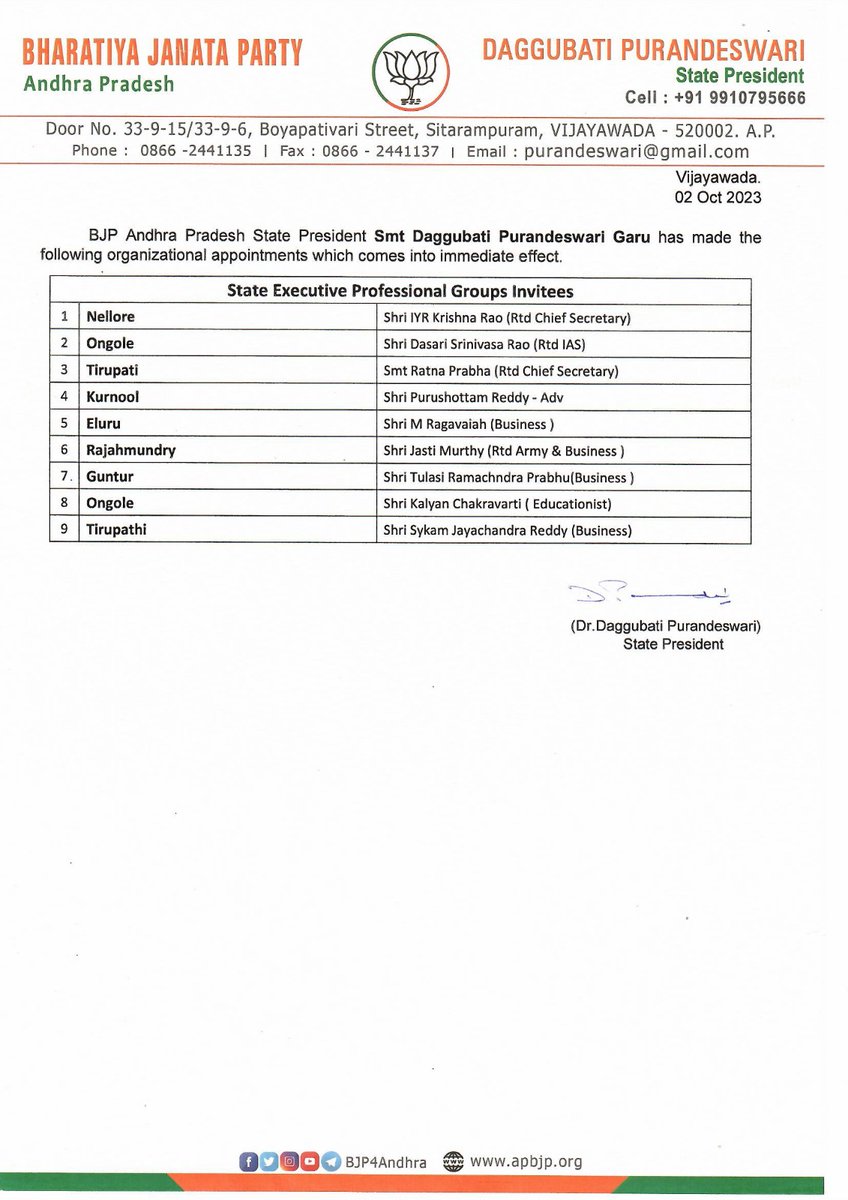 BJP ANDHRA PRADESH tweet media