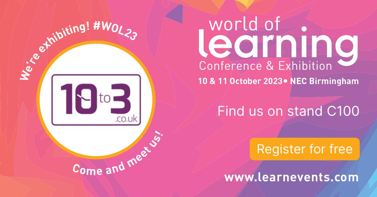 Who's attending #WOL23 next week? It's our first year this year, and we're excited! See you there 👋

Pop by if you are interested in a unique solution to help your managers when they need it most. 

@Learn_EventsUK