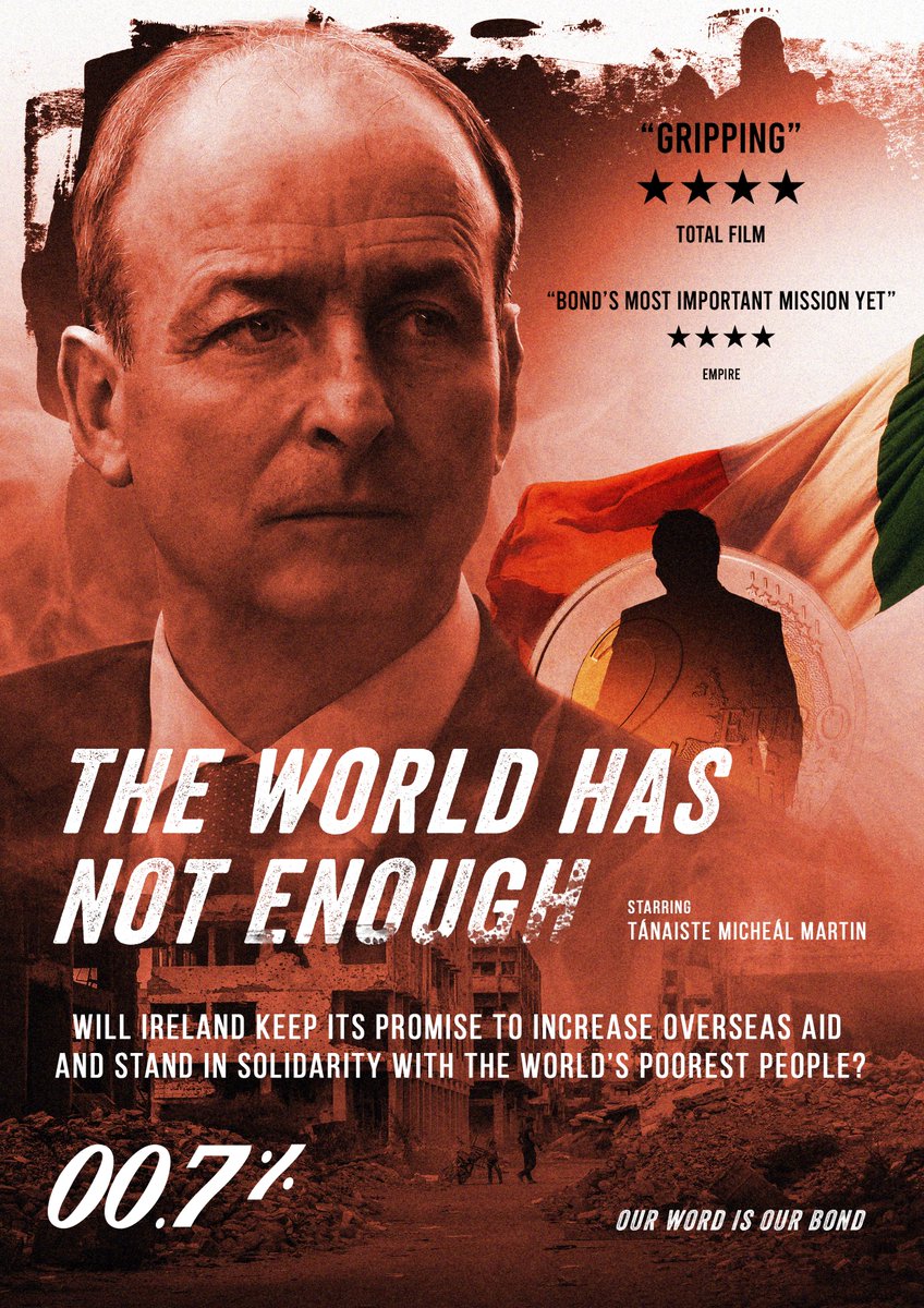 trocaire's tweet image. Will Ireland deliver on increasing overseas aid for the world's poorest people? Next week's budget needs to get us back on track to keep our 00.7% promise. 
Our word is our Bond  @MichealMartinTD @SeanFlemingTD @Paschald @mmcgrathtd

📢Please re-share!📢