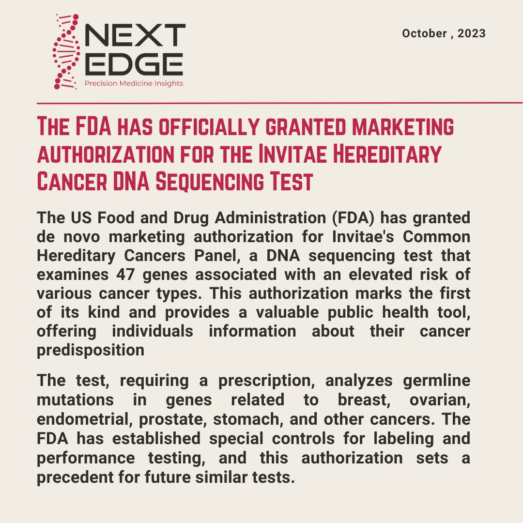 Next edge - Precision Medicine Insights tweet media