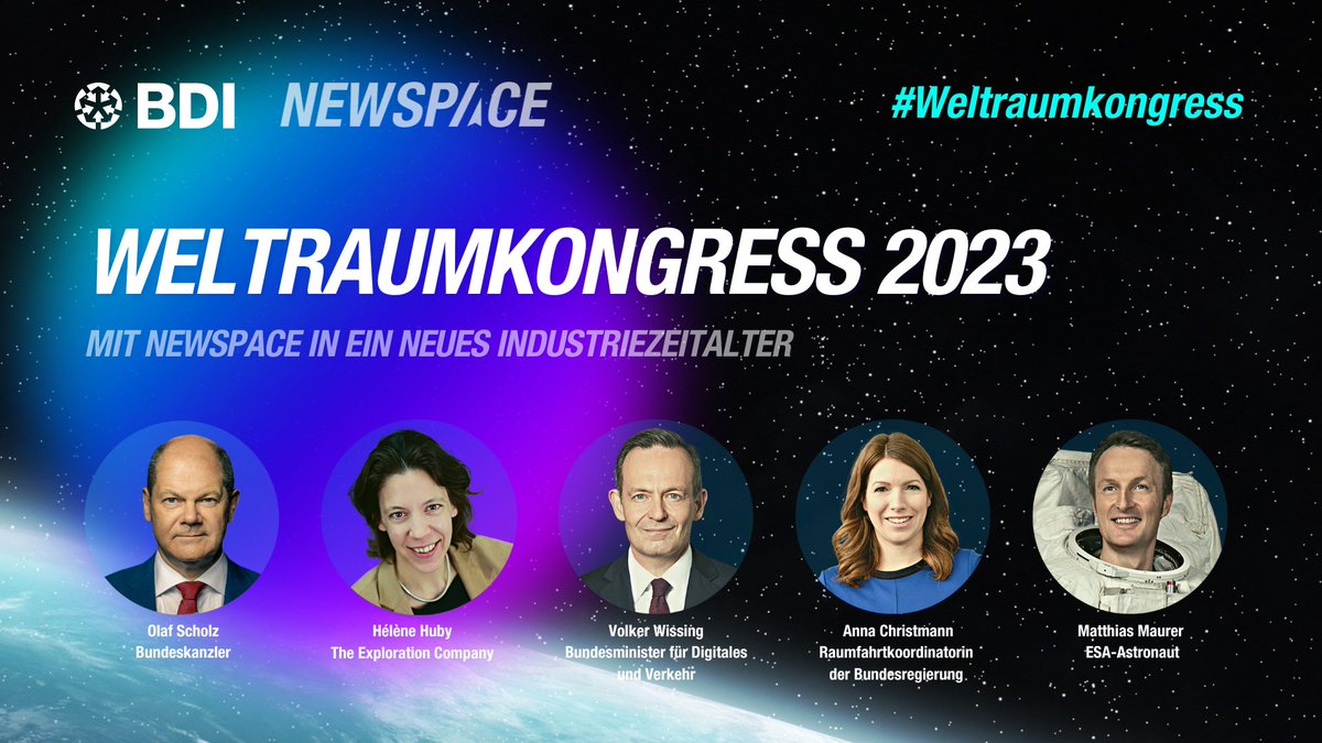 👨🏻‍🚀 That's one small step for [a] man, one giant leap for mankind – beim #Weltraumkongress am 18. Oktober machen wir einen großen Sprung Richtung #NewSpace. 🚀 Jetzt anmelden, dabei sein und keinen Highlight Speaker verpassen: bdi.eu/weltraumkongre… 🛰