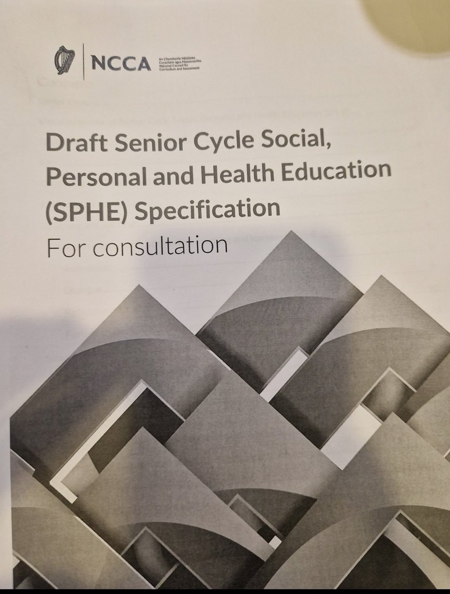 macnaxos's tweet image. Thank you to @NCCAie for hosting a consultation with stakeholders on the draft new Senior Cycle SPHE specification. 
Delighted to represent @accsirl
Huge energy and engagement by all partners. 
#seniorcyclereform #SPHE

Consultation open ncca.ie/en/senior-cycl…
