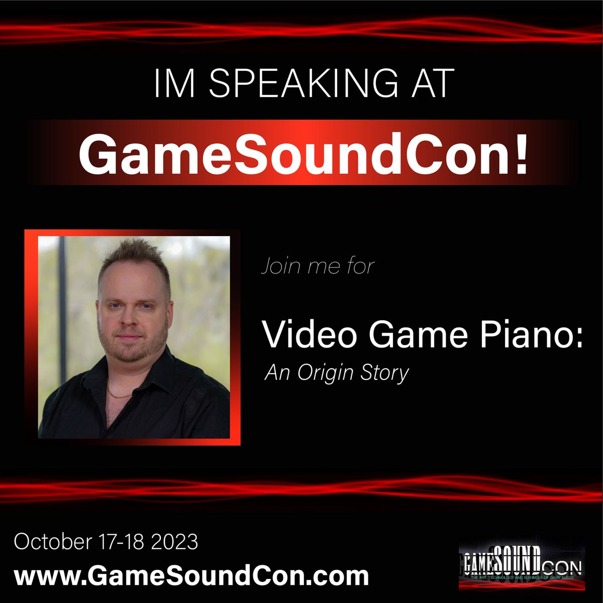 In two weeks I’ll be ✈️ to LA for GameSoundCon!  It’s been my honor for the last six years to be co-chair of the “Game Audio Studies” track.  I’m presenting on material from Chapter 1 of my book. I ❤️ this conference so much #GameSoundCon #GameAudio #GameMusic