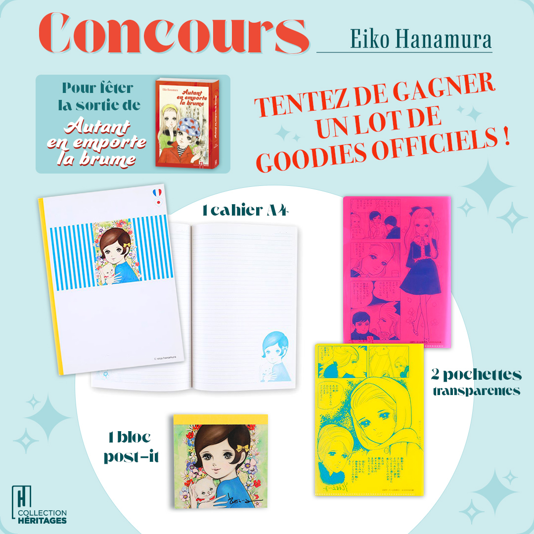 AKATAmanga's tweet photo. ✨ JEU CONCOURS ✨

Pour fêter la sortie de « Autant en emporte la brume »  nous avons décidé de vous faire plaisir en vous offrant un lot de goodies à l’effigie du manga !

Pour participer : RT + Follow notre compte @AKATAmanga ! 

Fin du concours le 12/10 !

Bonne chance 🍀 https://t.co/ALmlXCa0xN