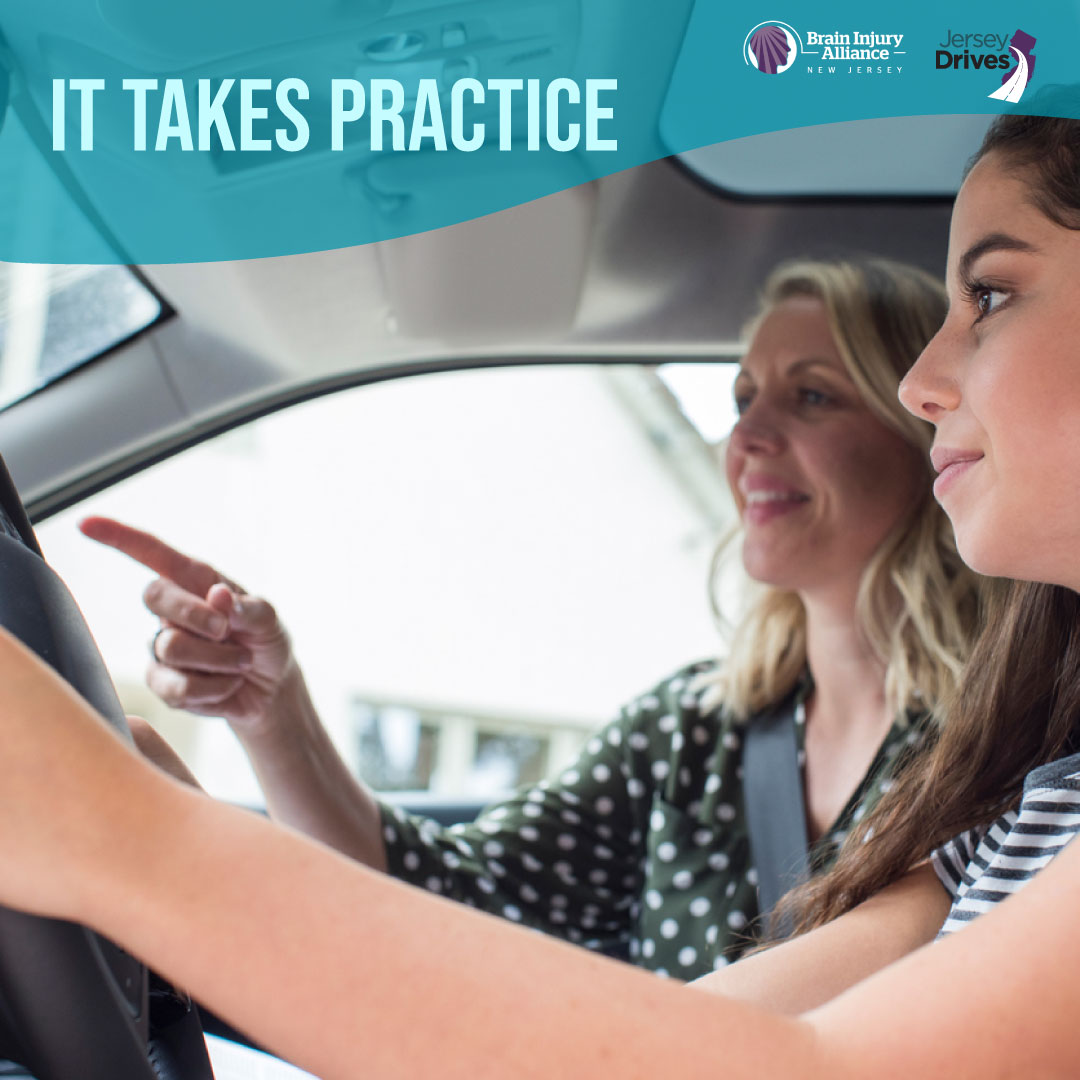 Similar to playing an instrument or a sport, becoming a skilled driver requires practice. Be along for the ride as they’re learning to drive. #teendrivingsafety #newdrivers #JerseyDrives