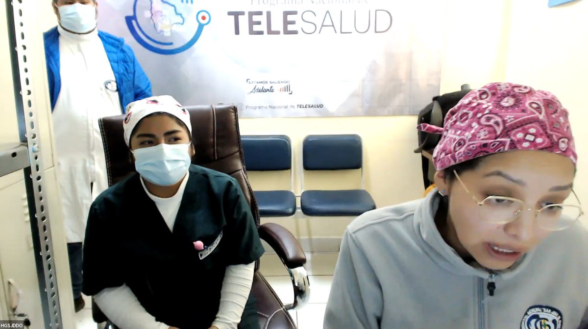 TelesaludB's tweet photo. TELEDISCUSIÓN ENTRE TERCEROS NIVELES DE ATENCIÓN 

Se realiza Teleinterconsulta en tiempo real tipo Telediscusión entre el servicio de Terapia Intensiva Pediátrica del Hospital San Juan de Dios Oruro y el servicio de Nutrición Clínica del Hospital del Niño de la ciudad de La Paz. https://t.co/VPr6GUXGoV