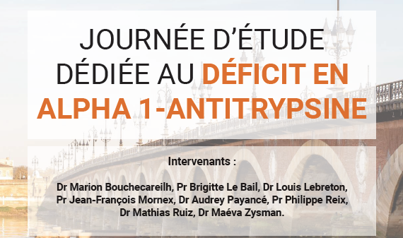 RespiFIL's tweet photo. ↪️ #RetourSur | Journée d'étude sur le #DAAT
📍@univbordeaux
📝 Cette journée a mis en lumière les projets consacrés à la #recherche autour du déficit en Alpha1-antitrypsine et l'atteinte hépatique chez l'enfant et l'adulte 🧒🏻👨🏼‍🦰 
💻 https://t.co/4X5NuXCObb
#maladierare #RespiFIL https://t.co/YXiiVzYjb8