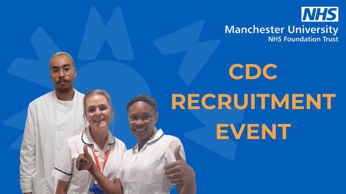 MftCdc's tweet photo. 📢NEW OPPORTUNITIES 📢
We're excited to be seeking individuals from the local area to work at our new Harpurhey Community Diagnostics Centre. 

Register here 👇
https://t.co/SqOVDf9964 https://t.co/VQeYWNtzUZ