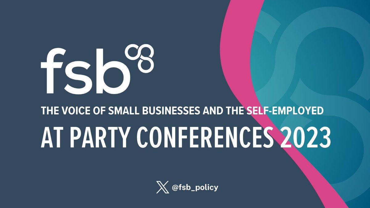 Today's #CPC23 announcements are a step to tackling late payments, but we hope it's the prelude to more fundamental reform. Getting this right will add £2.5 billion to the economy and save 50,000 small businesses each year. Read our reaction in full: 🔗fsb.org.uk/resources-page…