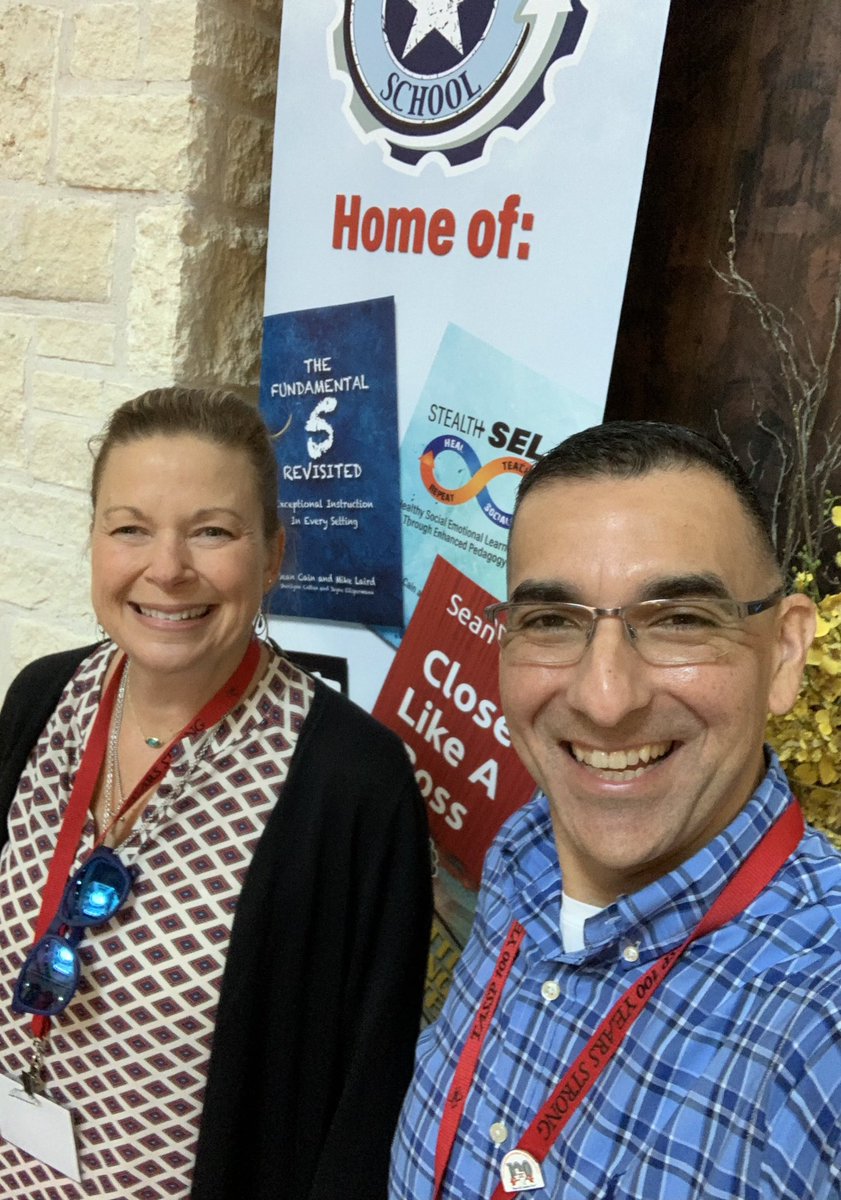 OCRobMartinez's tweet photo. Enjoying our fundamental focus. Can’t wait to share what we’ve learned. Plus I met Sean Cain! #Fundamental5 #Fun5Summit @NISDOConnorHS @TASSP1 https://t.co/yBksyJz0IM