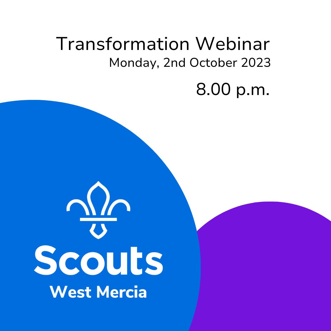Join us for our webinar about Transformation.

8.00 p.m. tonight.

bit.ly/WMSTransformat…