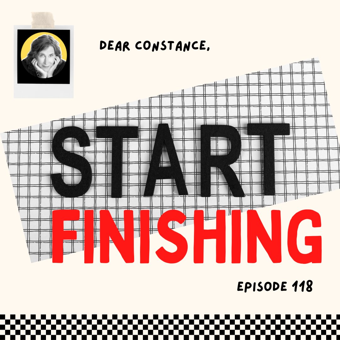 DearConstance22's tweet image. Dear Constance, Episode 118 Start Finishing
Episode Link: bit.ly/48xLTcK

#dearconstance #shortformpodcast #startfinishing