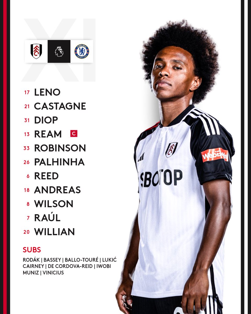 LontoonSiniset's tweet photo. Joukkueiden kokoonpanot.
#CFC #CFCfi #LontoonSiniset #FULCHE #Valioliiga #LänsiLontoonDerby #WLD #WLDfi https://t.co/PKbbESGY46