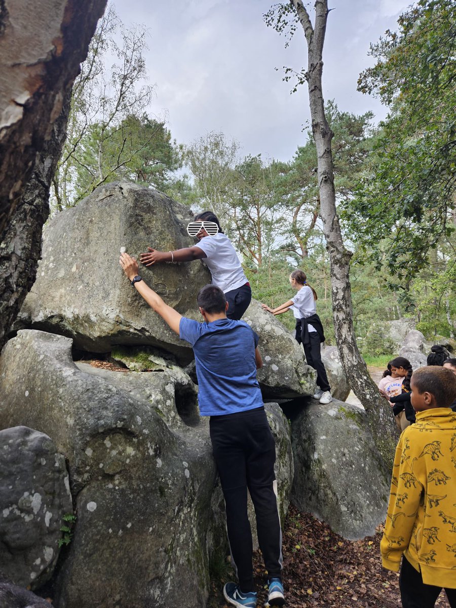 camille91280's tweet photo. 🎯 🧗‍♀️
#RentreeOlympiqueetParalympique 
Journée d’intégration des 6ème à Fontainebleau organisée par l’équipe d’EPS du collège @camille91280 
@acversailles @EpsVersailles @unss91 @unss @unss_versailles @djaftat @NLahyani91280 @pepanier @CarolineMarx77 https://t.co/52nZ6EEcR4