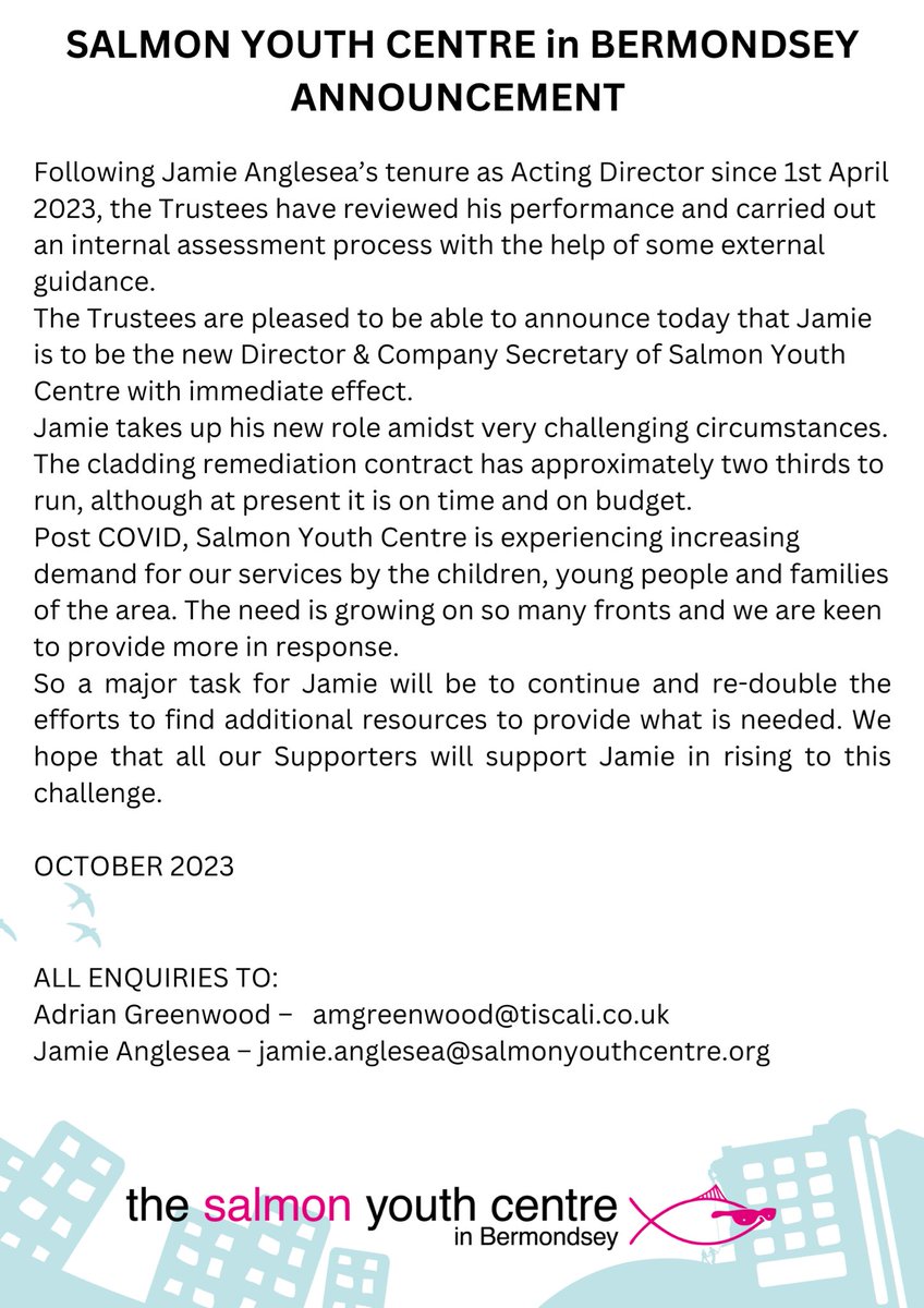 Salmon Youth Centre (@salmonyouth) on Twitter photo 