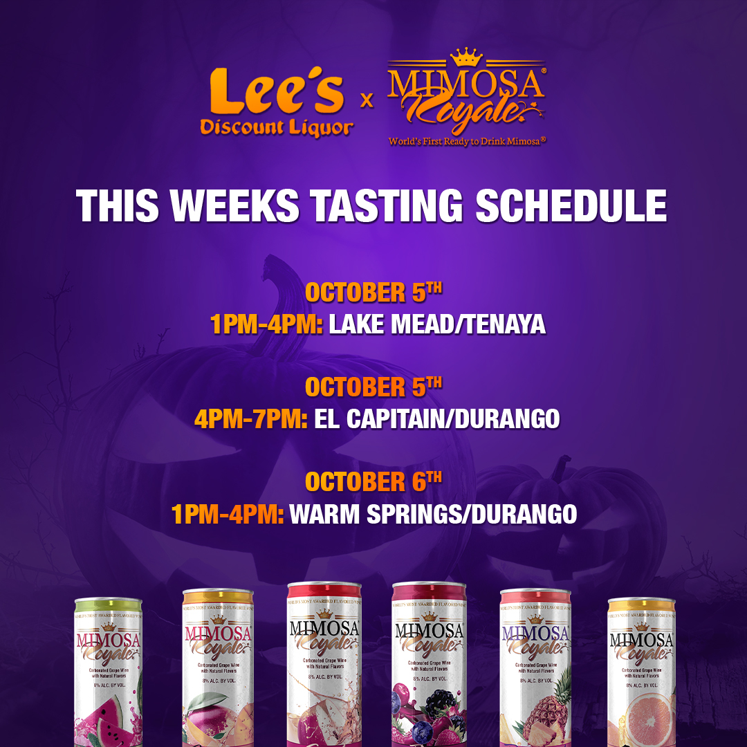 Get into the Halloween spirit with us! 🕷️🎃 Join our spooky tasting event this week at @leesdiscountliquor. See you there!