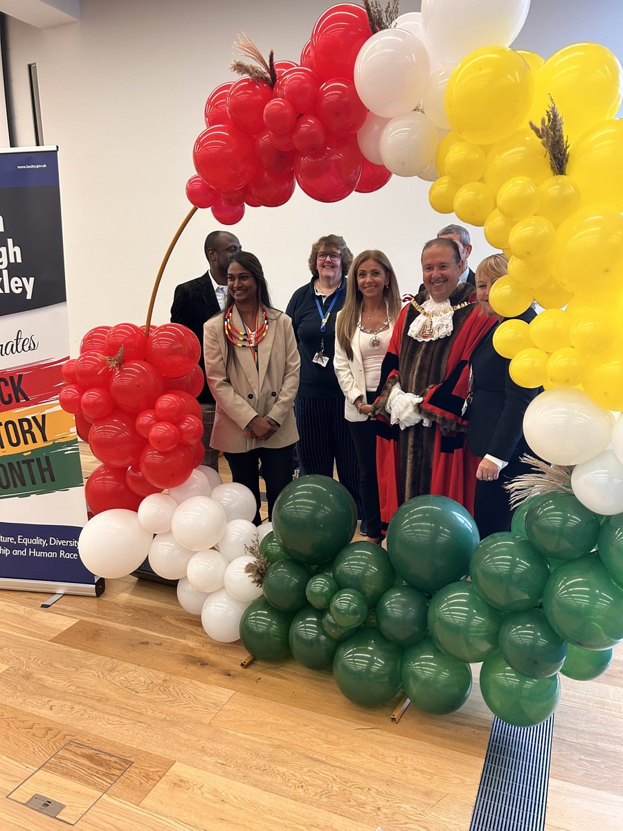 MayorOfBexley's tweet photo. Celebrating the start of Black History Month at the Civic Offices. Tremendous work by the organisers. https://t.co/qzl7BJHDpL
