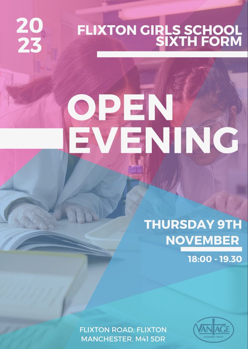 Join us for our open evening - 9th November 6-7.30pm