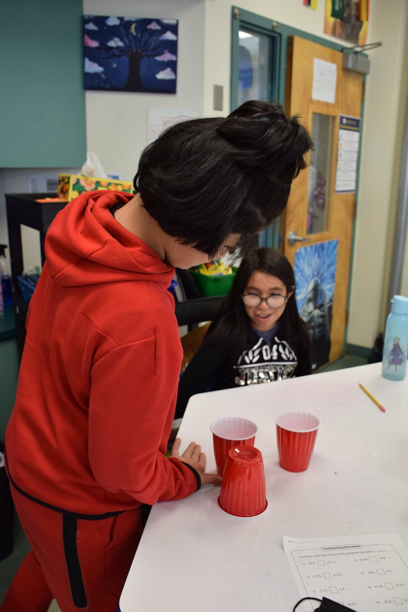 JFK fifth graders participated in a hands-on, unplugged activity that helped them understand the connection between coding and an algorithm, which is the sequence of specific commands that instruct a computer. More details on the district's website.