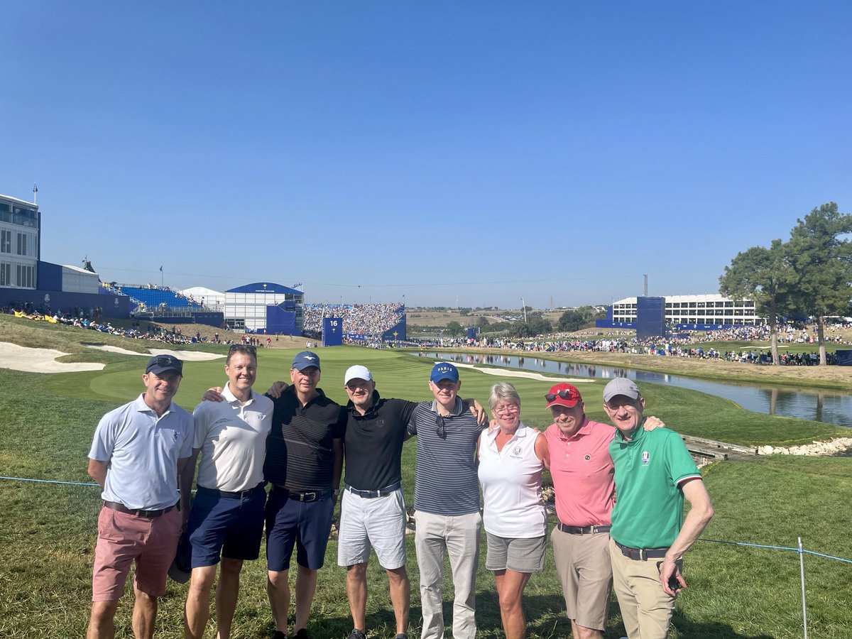 What a week that was @rydercup Thanks @eurogolfdesign and @jeremy_slessor for the opportunity 🙏🏻🙏🏻 great to spend time with family, colleagues and industry friends out in Rome. @Lara__Arias @Reyes_golf you guys killed it 👏👏