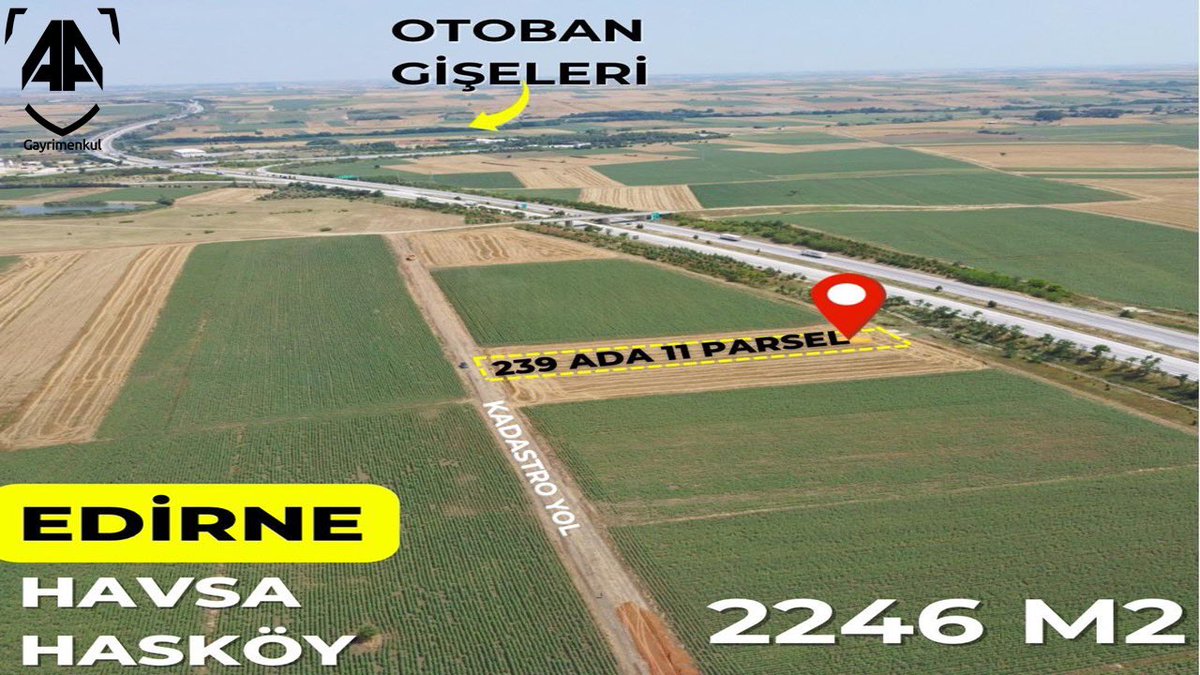 AAMediaMarket's tweet photo. AA Gayrimenkul’dan Kırklareli/Babaeski ve Edirne/Havsa ‘da 2 adet Arsa. #AAGayrimenkul #AAMediaMarketing https://t.co/usoaCvoaUl