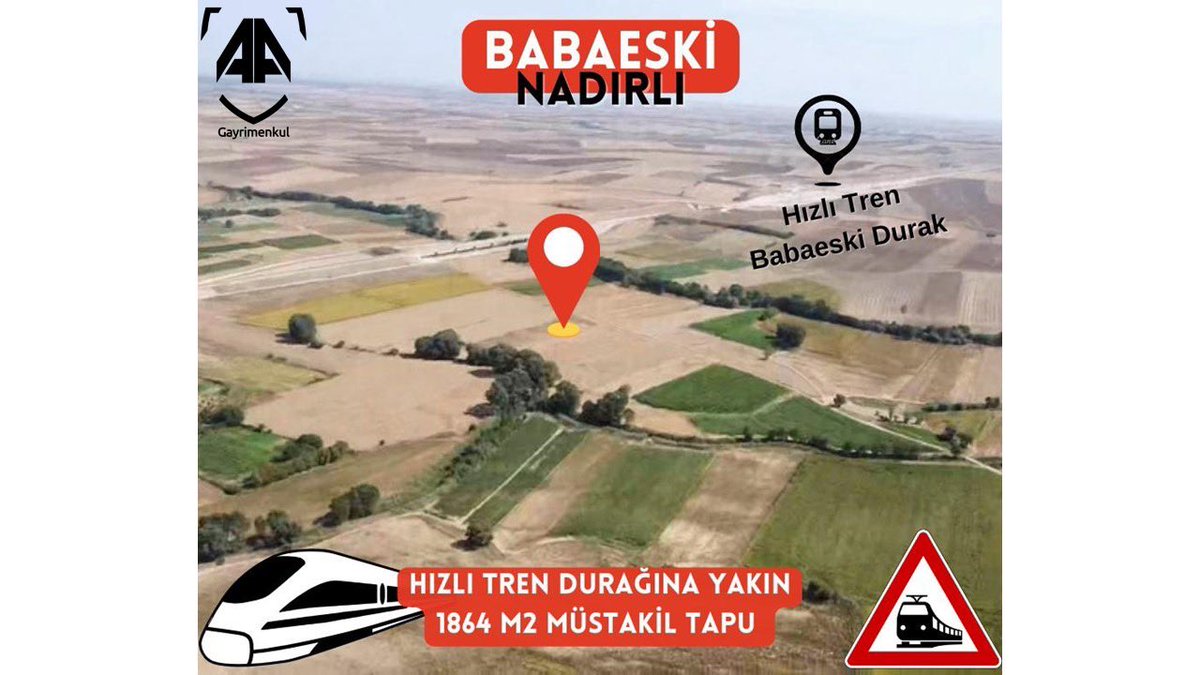 AAMediaMarket's tweet photo. AA Gayrimenkul’dan Kırklareli/Babaeski ve Edirne/Havsa ‘da 2 adet Arsa. #AAGayrimenkul #AAMediaMarketing https://t.co/usoaCvoaUl