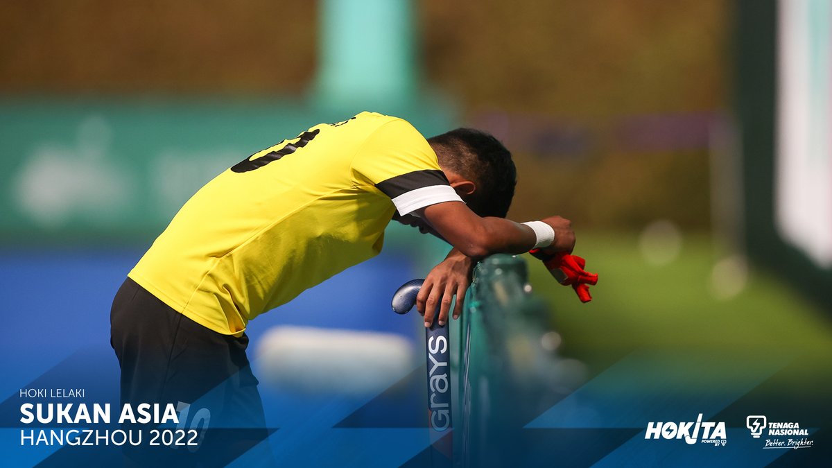 HokitaMY's tweet photo. 💔😭

Pasti ada rezeki lebih baik mendatang. Bangkit lebih hebat selepas ini #SpeedyTigers! #AsianGames2022 #FieldHockey #CHNvMAS #SayaSokongHokiMY #BersatuUntukHoki https://t.co/9lRCDHCszA