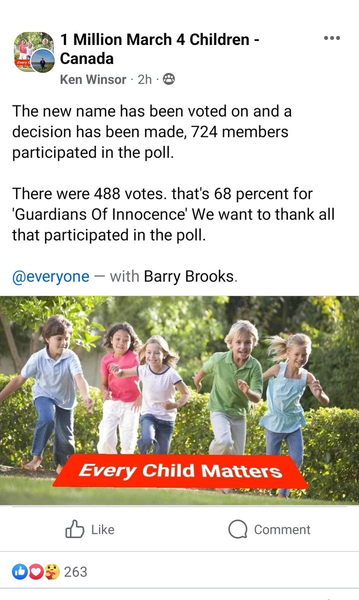 This is pretty disgusting. That bigoted 1 million March for Children group have stolen the Every Child Matters logo and stuck it on their picture of mainly white children this weekend. #everychildmatters #TruthAndReconciliationDay