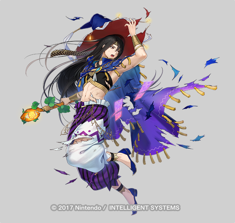 「ファイアーエムブレム ヒーローズにて「悪戯な占い師 セアダス」のイラスト担当させ」|夕城のイラスト
