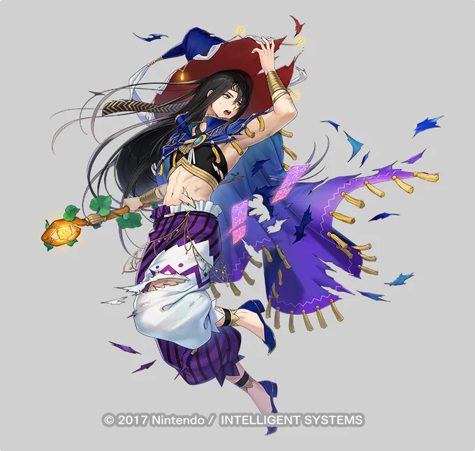 ファイアーエムブレム ヒーローズにて「悪戯な占い師 セアダス」のイラスト担当させて頂きました。kiyu名義です。よろしくお願いします!  #FEヒーローズ 
