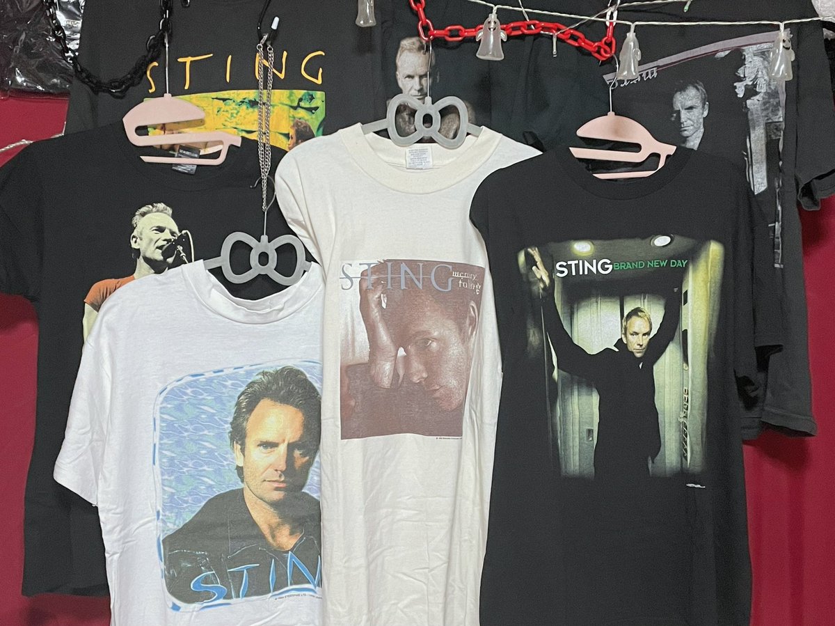 Aeolian__ne's tweet photo. STINGのお誕生日だったので、どのTシャツ着ようか悩んでる内に今日が終わってしまった…🙃
#Sting #GordonMatthewThomasSumner
#HBD https://t.co/S8WDv2uUom
