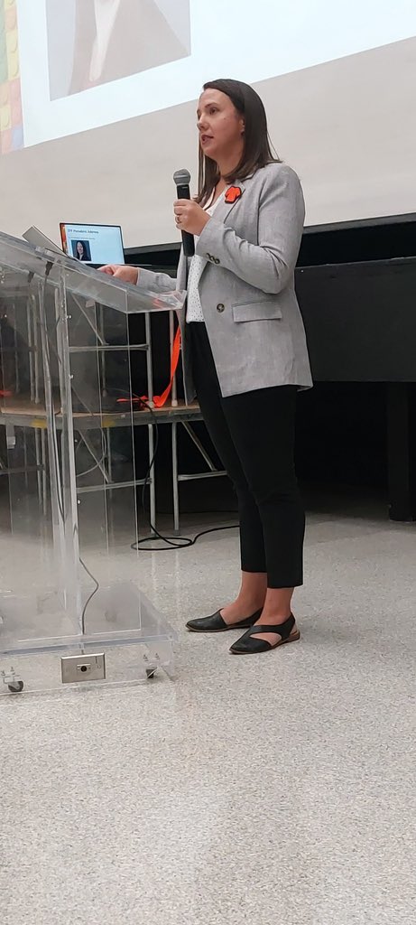 STF President Samantha Becotte asks Chinook Teachers to “show up and buckle up” for the bargaining fight ahead.