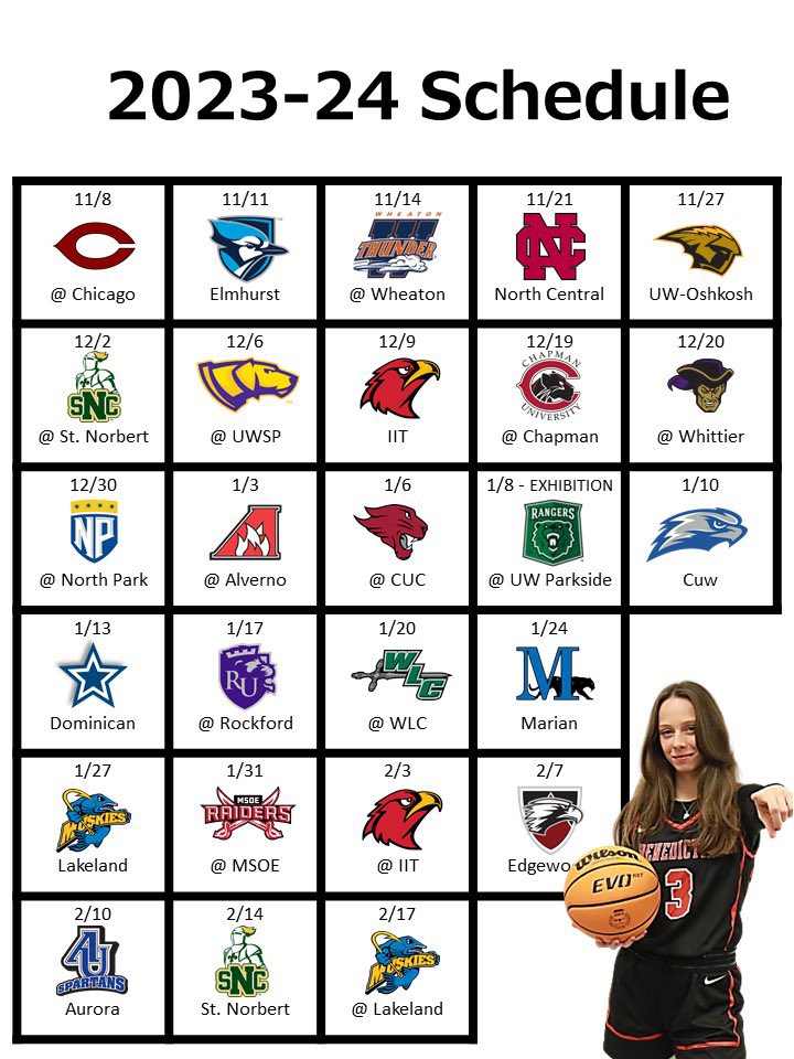 October is here, which means the official start of practice is just a couple weeks away! No better way to kick off the month than to drop our season schedule!