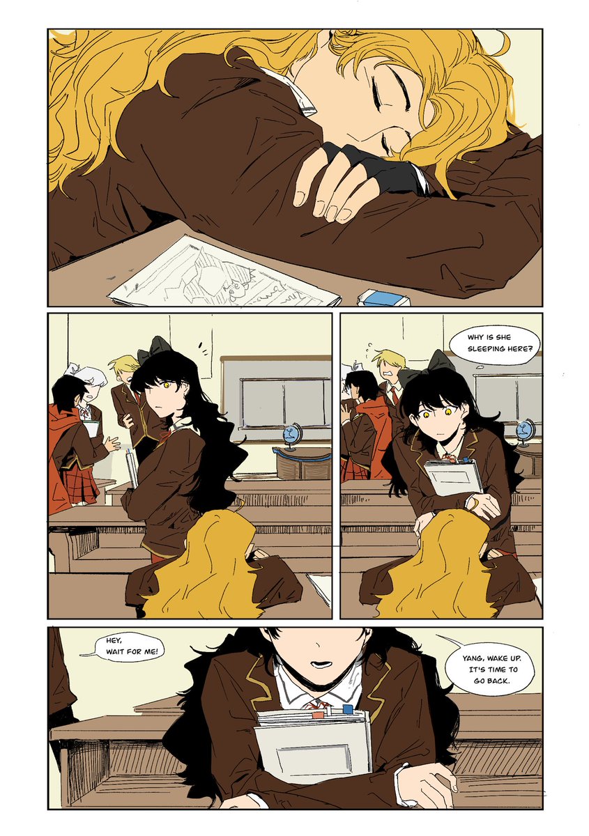 LIiix46's tweet photo. #Bumbleby #yangxiaolong #BlakeBelladonna #RWBYfanart 

A little story…（1） https://t.co/ppVCSblMpi