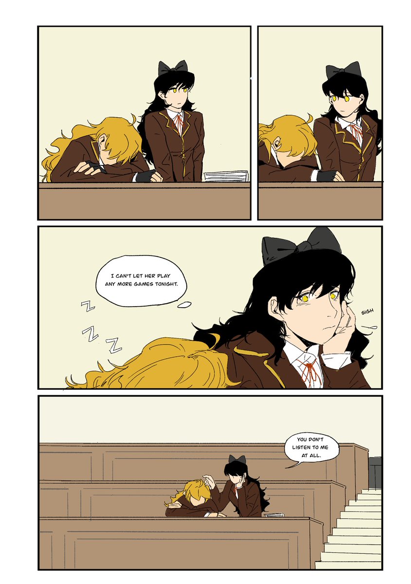 LIiix46's tweet photo. #Bumbleby #yangxiaolong #BlakeBelladonna #RWBYfanart 

A little story…（1） https://t.co/ppVCSblMpi
