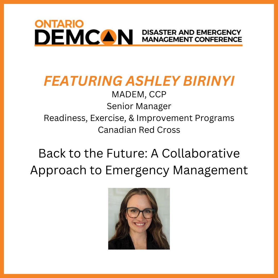 OntarioDEMCON's tweet image. The landscape for emergency management is evolving in Canada, and understanding this evolution is key to identifying how to best support the communities we serve. 

#demcon #demconference #ontario #management #conference #event #community #networking #learning #speakers